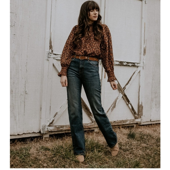 Sezane Serge Dark Denim size 38/6 - Picture 10 of 11